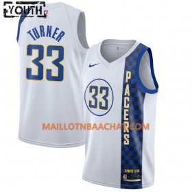 Maillot NBA Indiana Pacers Myles Turner 33 Nike 2019-20 City Edition Swingman - Enfant